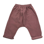 TEDDY E MINOU pantalone tinta unita con elastico in vita Viola per Neonata I24PT007V6014 VIOLA TEDDY E MINOU 