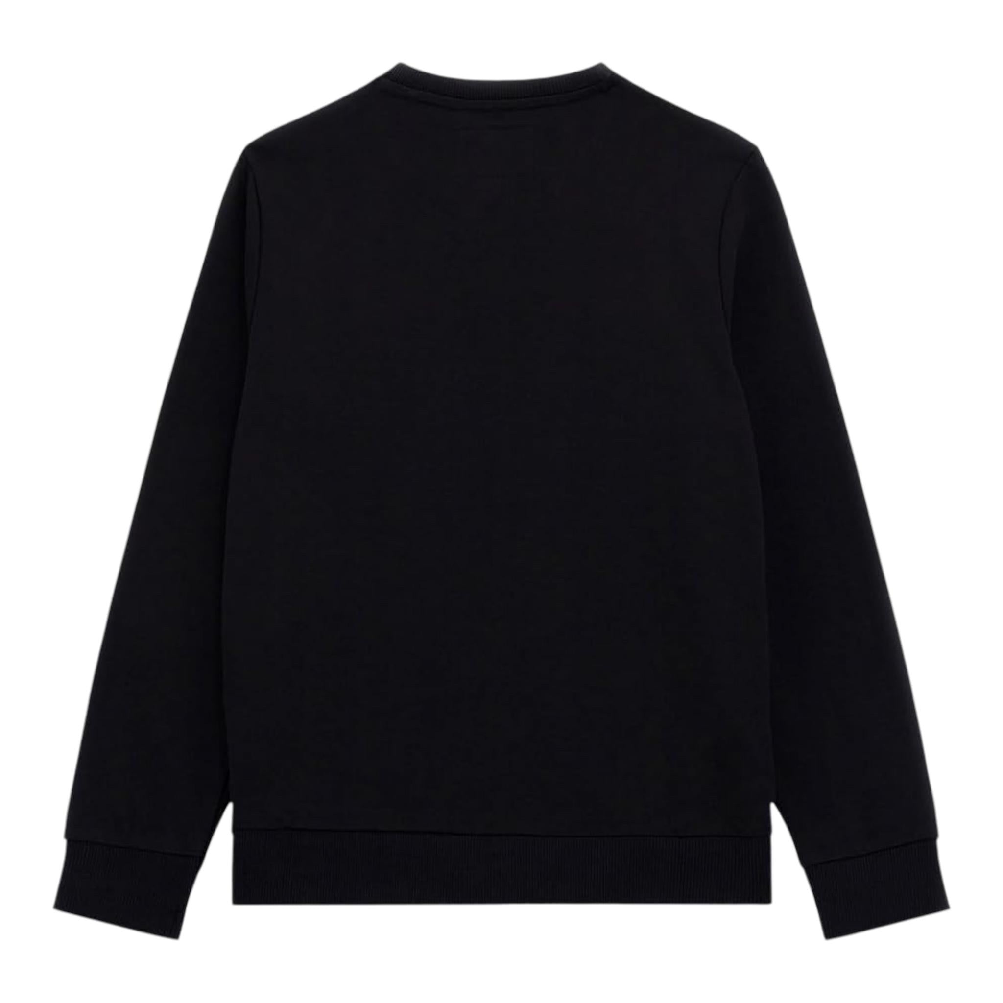 GUESS felpa girocollo tinta unita con stampa Nero per Bambino L4YQ04KA6R4 NERO GUESS 