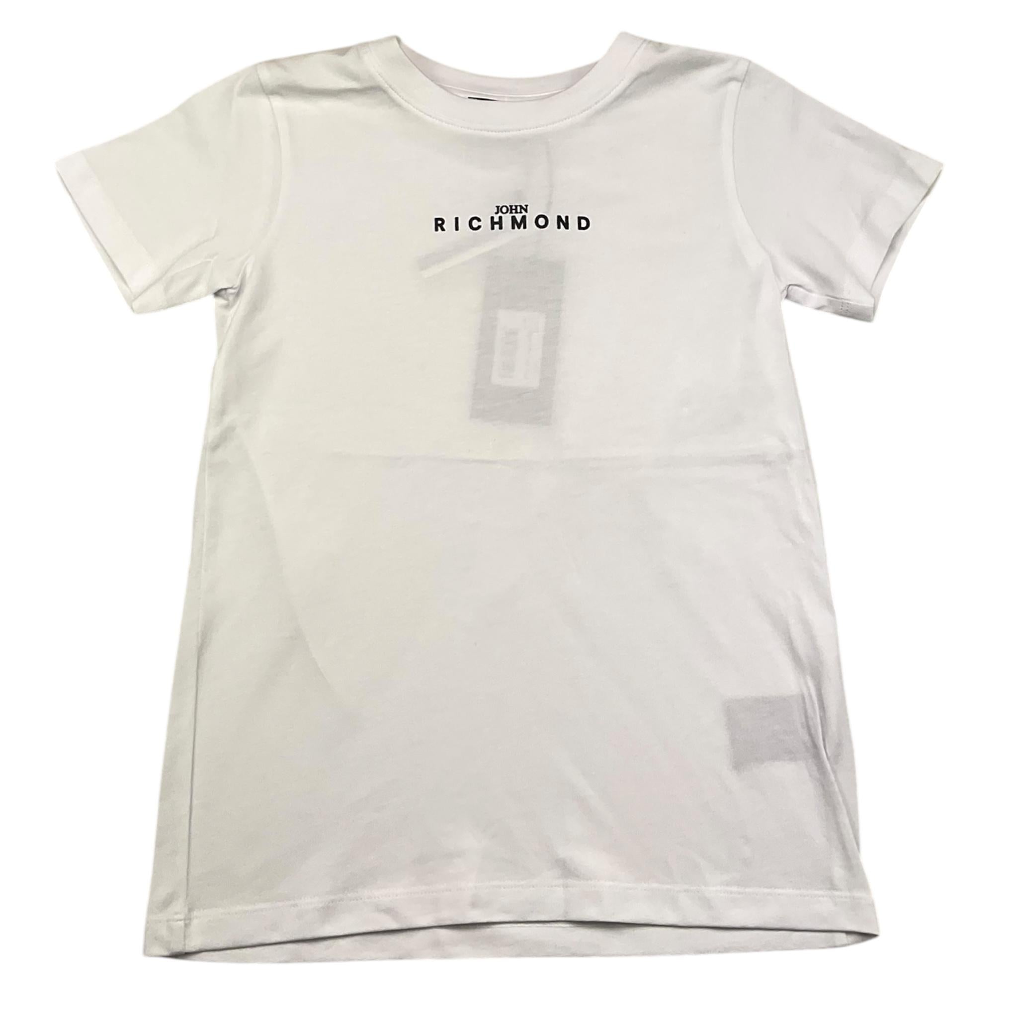 JOHN RICHMOND t-shirt girocollo tinta unita cn logo Bianco per Bambino RBA25010TS BIANCO JOHN RICHMOND 