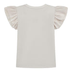 Guess T-Shirt Tinta Unita con Tulle per Neonata K5RI22K6YW4X BIANCO GUESS 