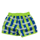 Moschino Costume Tinta Unita Modello Boxer per Neonato MUL00B VERDE MOSCHINO 
