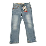 Levi'S Jeans Tinta Unita con Girovita Regolabile per Bambino 8EL207 AZZURRO LEVI'S 