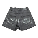 Iceberg Short In Denim Tinta Unita con Girovita Regolabile per Bambina SHICE5159 GRIGIO ICEBERG 