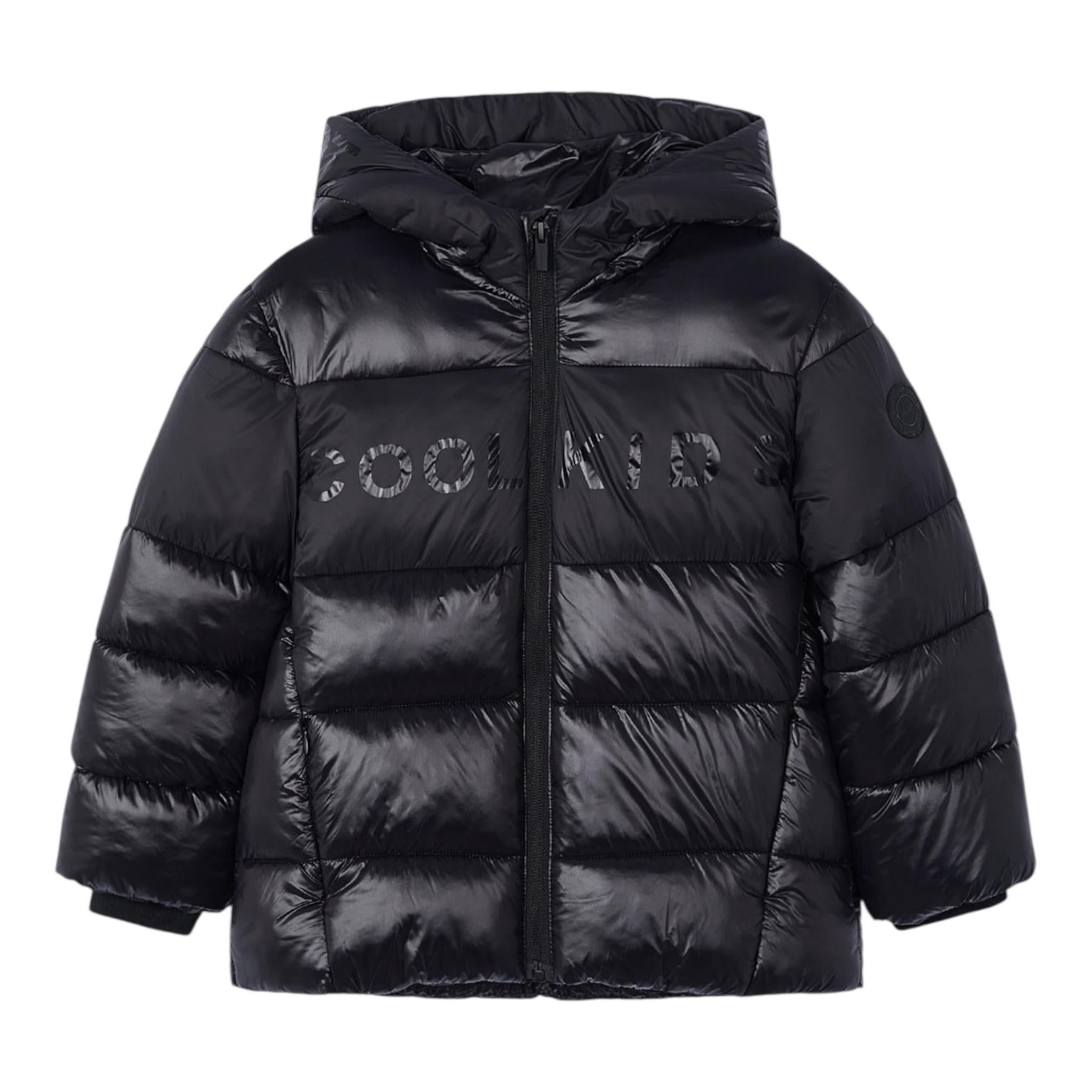 MAYORAL giubbino tinta unita con zip e cappuccio Nero per Bambino 4470 NERO MAYORAL 