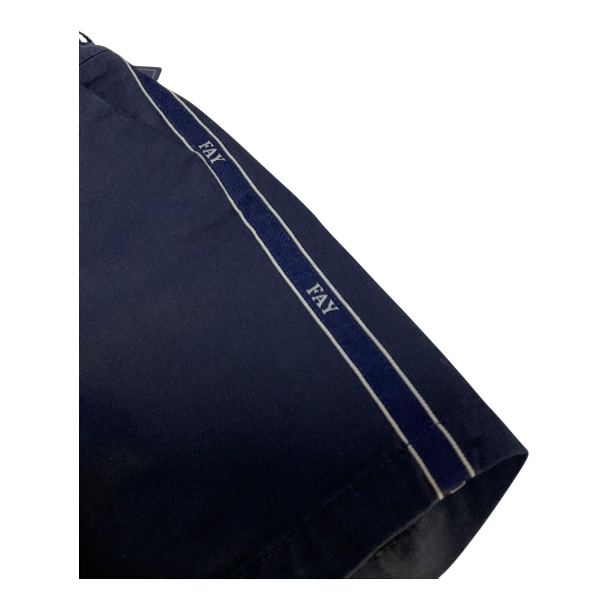 Fay Bermuda Tinta Unita con Profili In Contrasto per Neonato 5Q6329 BLU FAY 