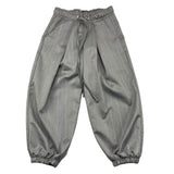 NAIDA pantalone tinta unita con elastico in vita Grigio per Bambina NAPA296 GRIGIO NAIDA 