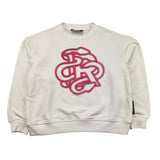 JOHN RICHMOND felpa chiusa girocollo tinta unita con stampa in contrasto Bianco per Bambina RGA25186FE BIANCO JOHN RICHMOND 