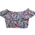 Monnalisa Top Mezza Manica Stampa Fantasia Floreale per Bambina 419301 MULTICOLOR MONNALISA 