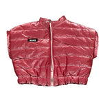 NAICE smanicato tinta unita con logo Rosa per Bambina 231057 ROSA NAICE 