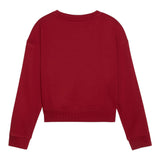 PUMA felpa tinta unita con cappuccio e stampa logo Rosso per Bambino 682774 ROSSO PUMA 