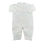 Le Coconne Tutina Tinta Unita con Ricami per Neonata LCN2124 PANNA LE COCONNE 