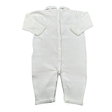Le Coconne Tutina Tinta Unita con Ricami per Neonata LCN2124 PANNA LE COCONNE 