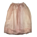 Little Ludo Einfarbiger Rock mit elastischer Taille in Rosa für Mädchen