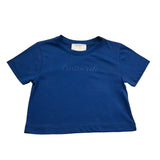 Trussardi T.Shirt Girocollo Tinta Unita con Stampa per Bambina TGP26004TSJ BLU TRUSSARDI 