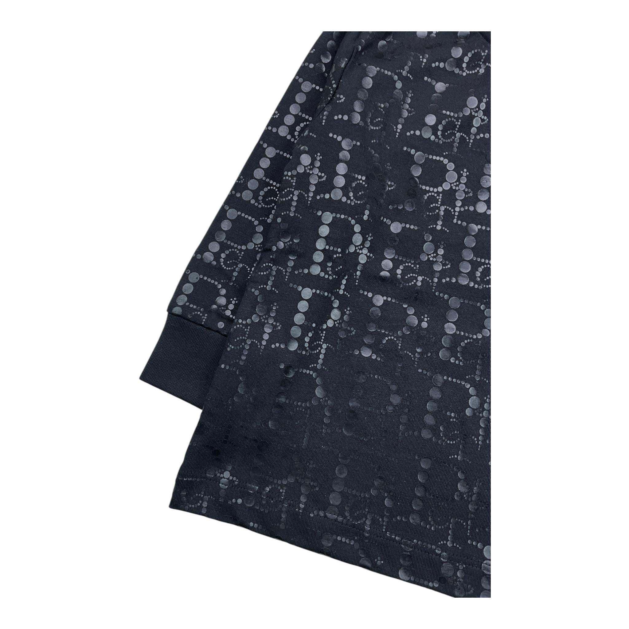 CESARE PACIOTTI shirt girocollo tinta unita con stampa Nero per Neonato TSP5351B NERO CESARE PACIOTTI 