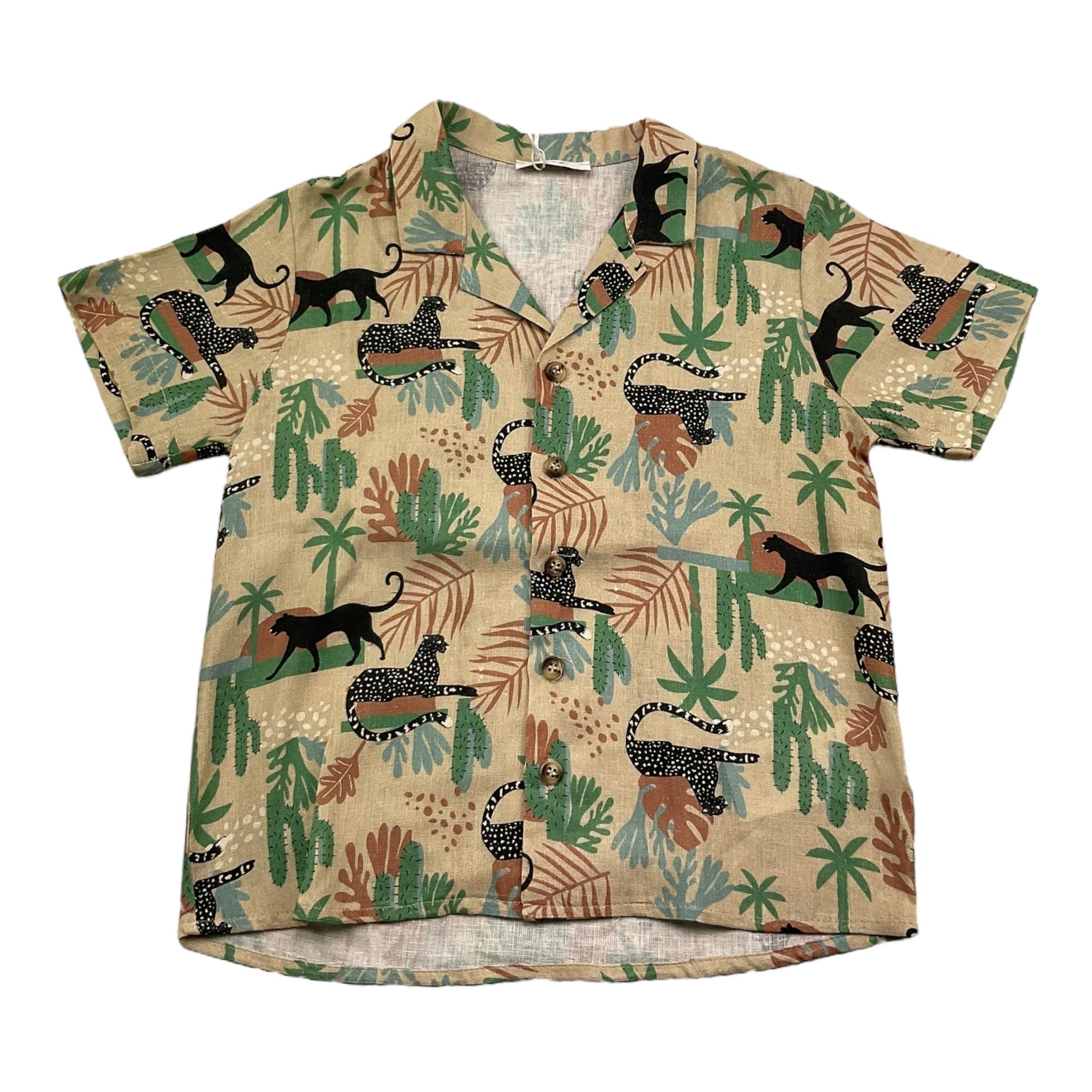 M+E' Camicie Mezza Manica Stampa Fantasia per Neonato UEM0562 BEIGE M+E' 