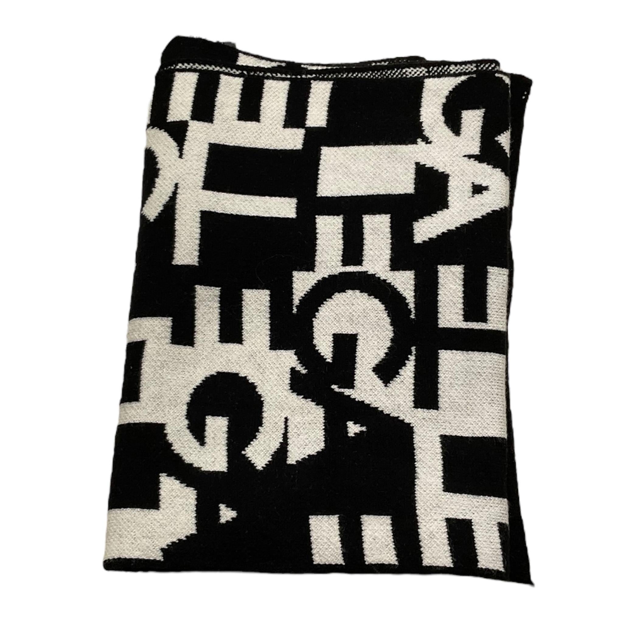 GAELLE sciarpa tinta unita con stampe logo in contrasto Nero per Bambina 2741SC00505 NERO GAELLE 