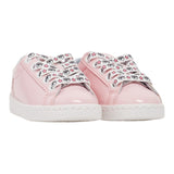 Chiara Ferragni Sneakers einfarbig mit rosa Logo für Baby Mädchen