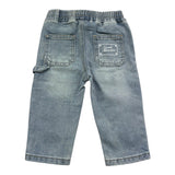 Daniele Alessandrini Jeans Tinta Unita con Elastico In Vita per Neonato 1295PD00171 AZZURRO DANIELE ALESSANDRINI 