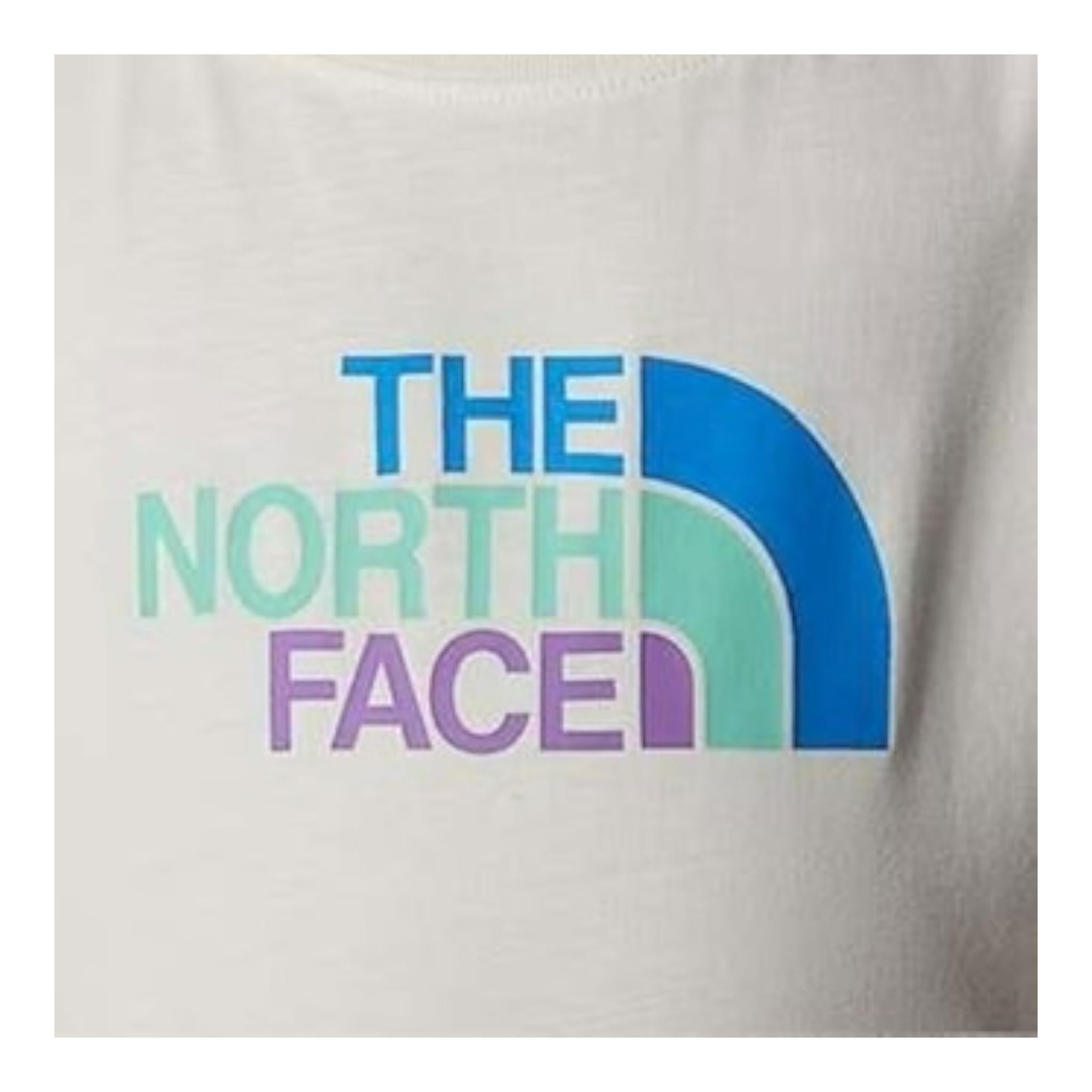 The North Face Completo 2 Pezzi T-Shirt-Short Bicolore per Bambina NF0A8ANU56R BIANCO THE NORTH FACE 