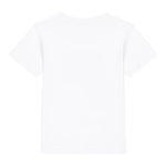 Guess T-Shirt Gircollo Tinta Unita con Stampa per Neonato I5GI01K8HM4X BIANCO GUESS 