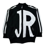 John Richmond Cardigan Tinta Unita con Zip E Logo per Bambino RBP26218CD NERO JOHN RICHMOND 