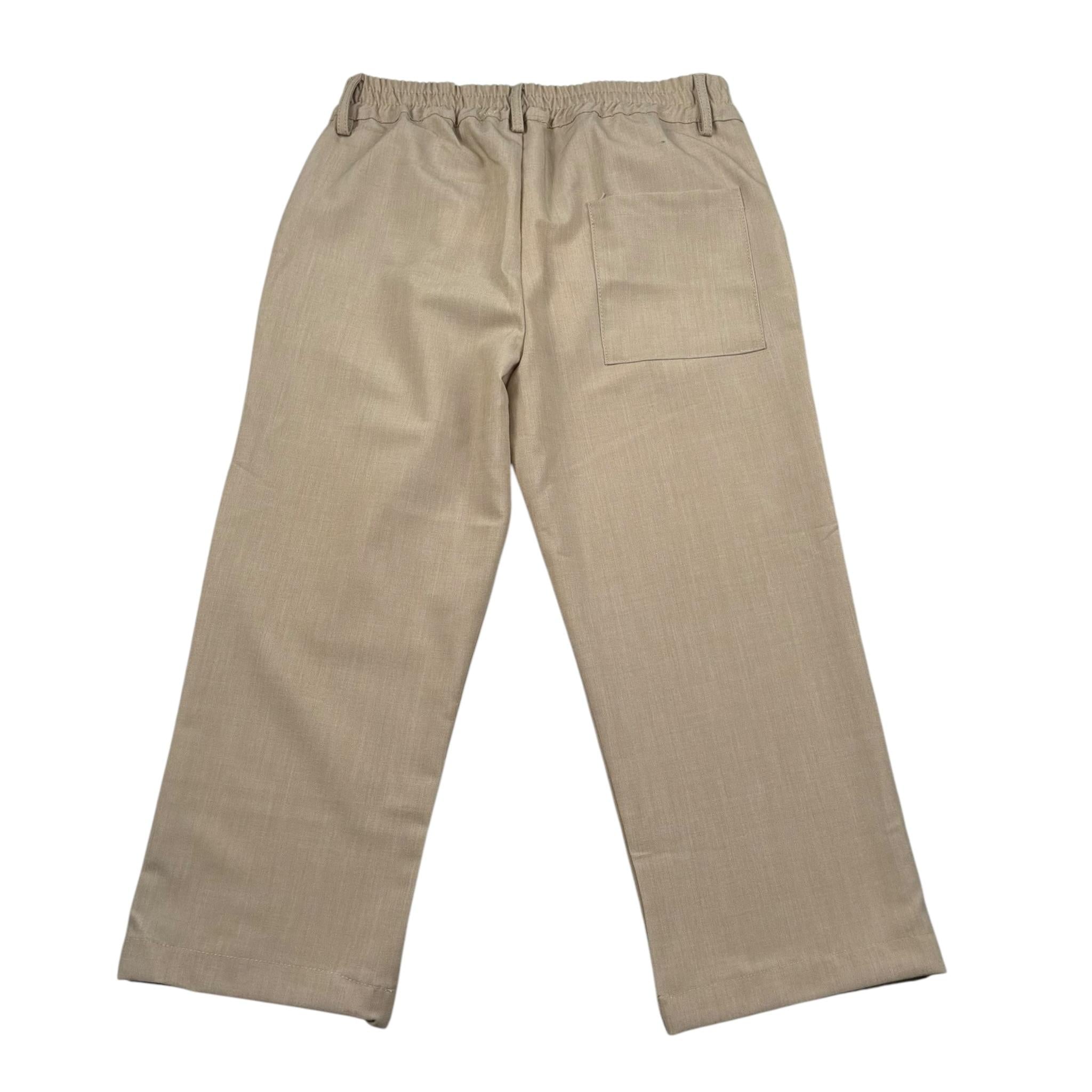 M+E' Pantalone tinta unita con Elastico In Vita Sabbia per Bambino UEM0550 SABBIA M+E' 