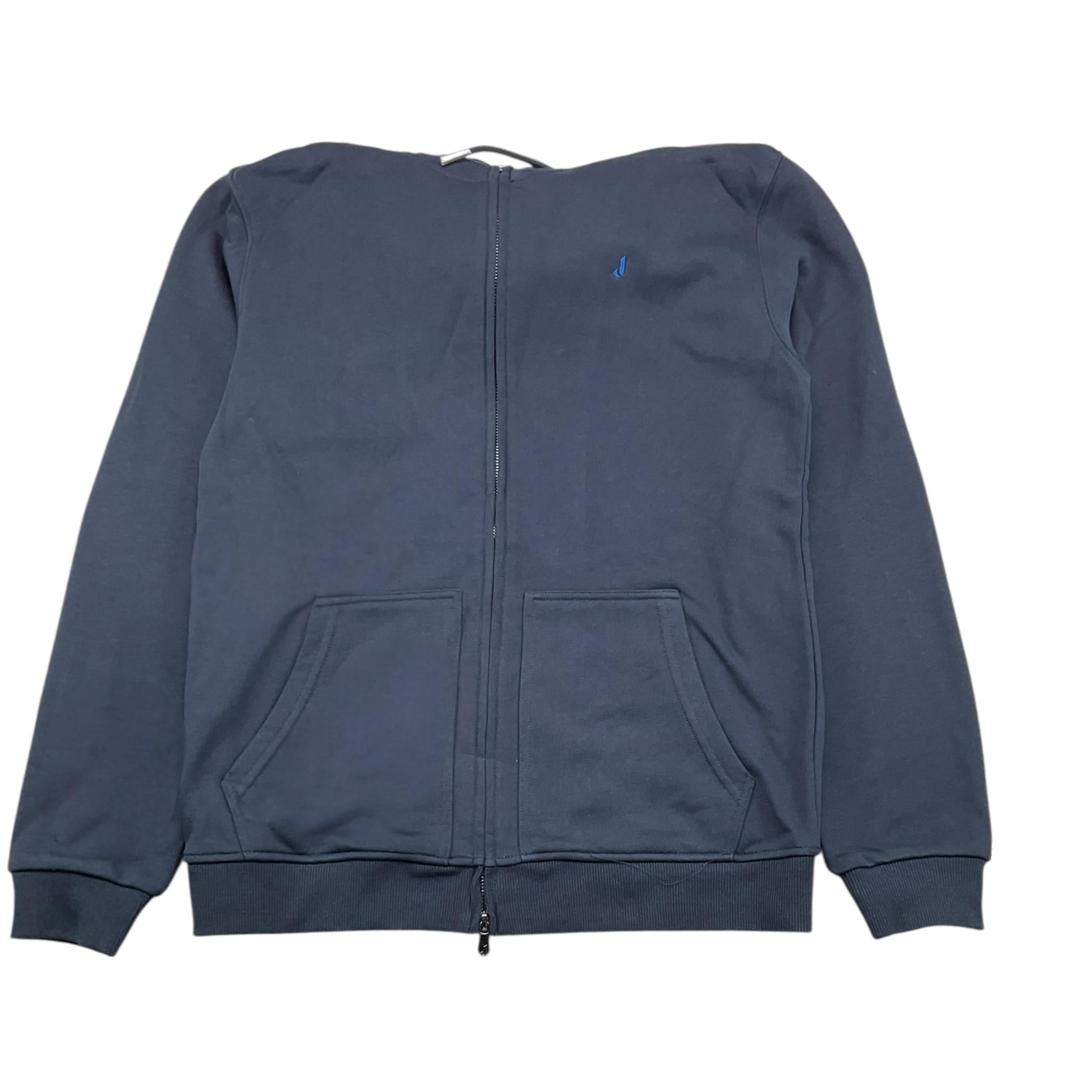 JECKERSON felpa tinta unita con cappuccio e zip Blu per Bambino J3512 BLU JECKERSON 