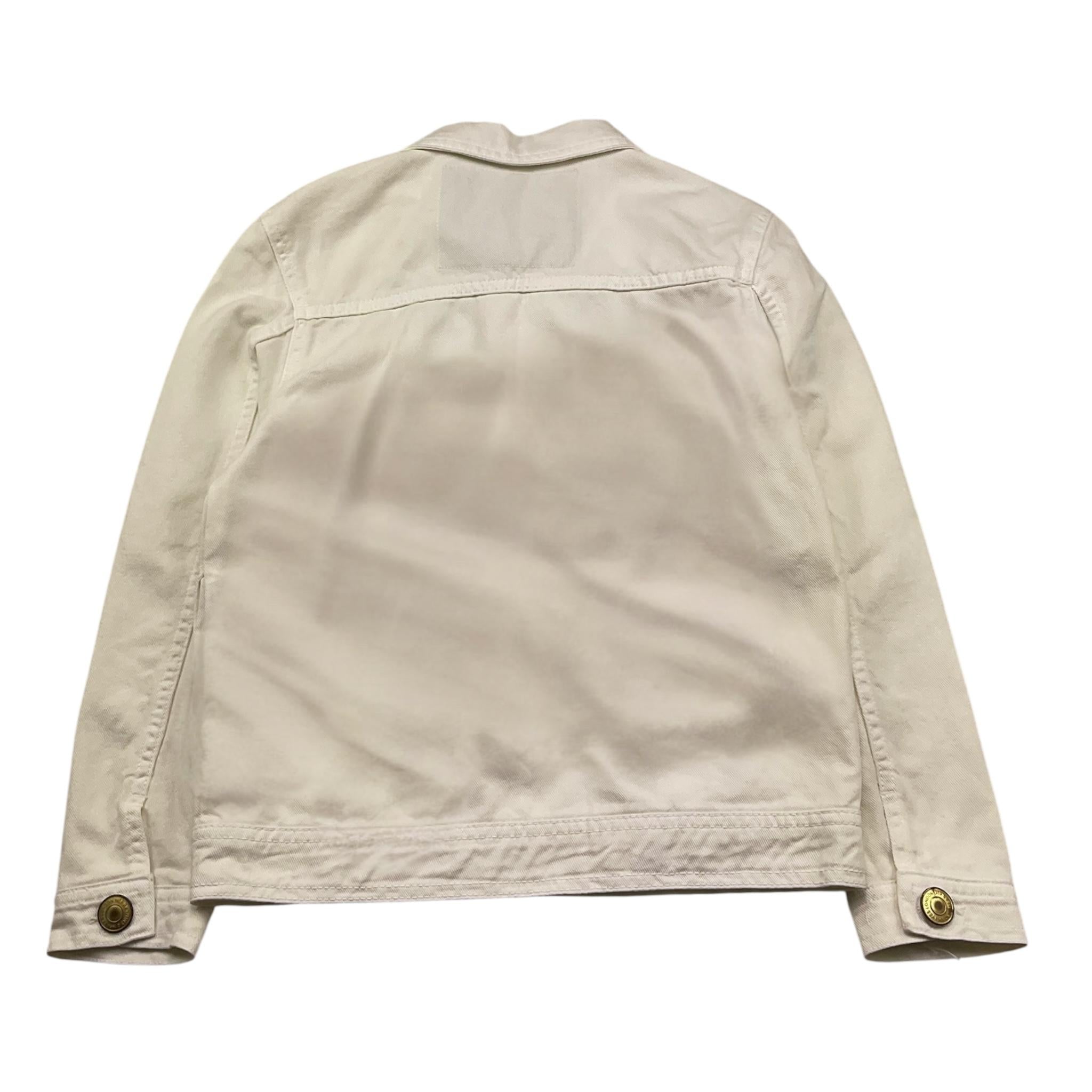 Yes London Giubbino In Denim Tinta Unita per Bambino JR0042 PANNA YES LONDON 