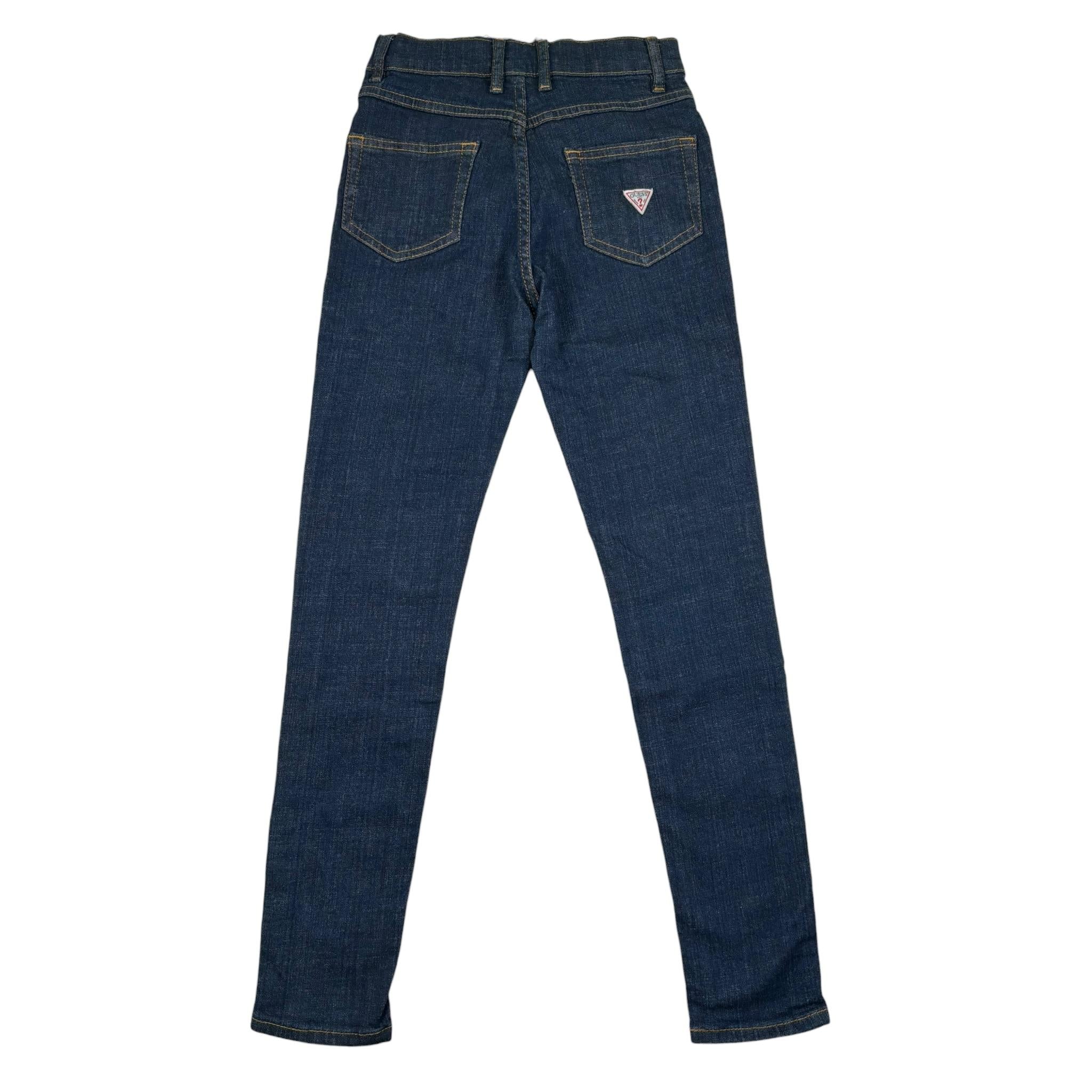 Guess Jeans Tinta Unita con Bottoni per Bambina J3YA04D52Z0 BLU GUESS 
