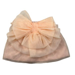 Miss Grant Gonna tinta unita Cn Fiocco Pesca per Bambina MG1286JX PESCA MISS GRANT 