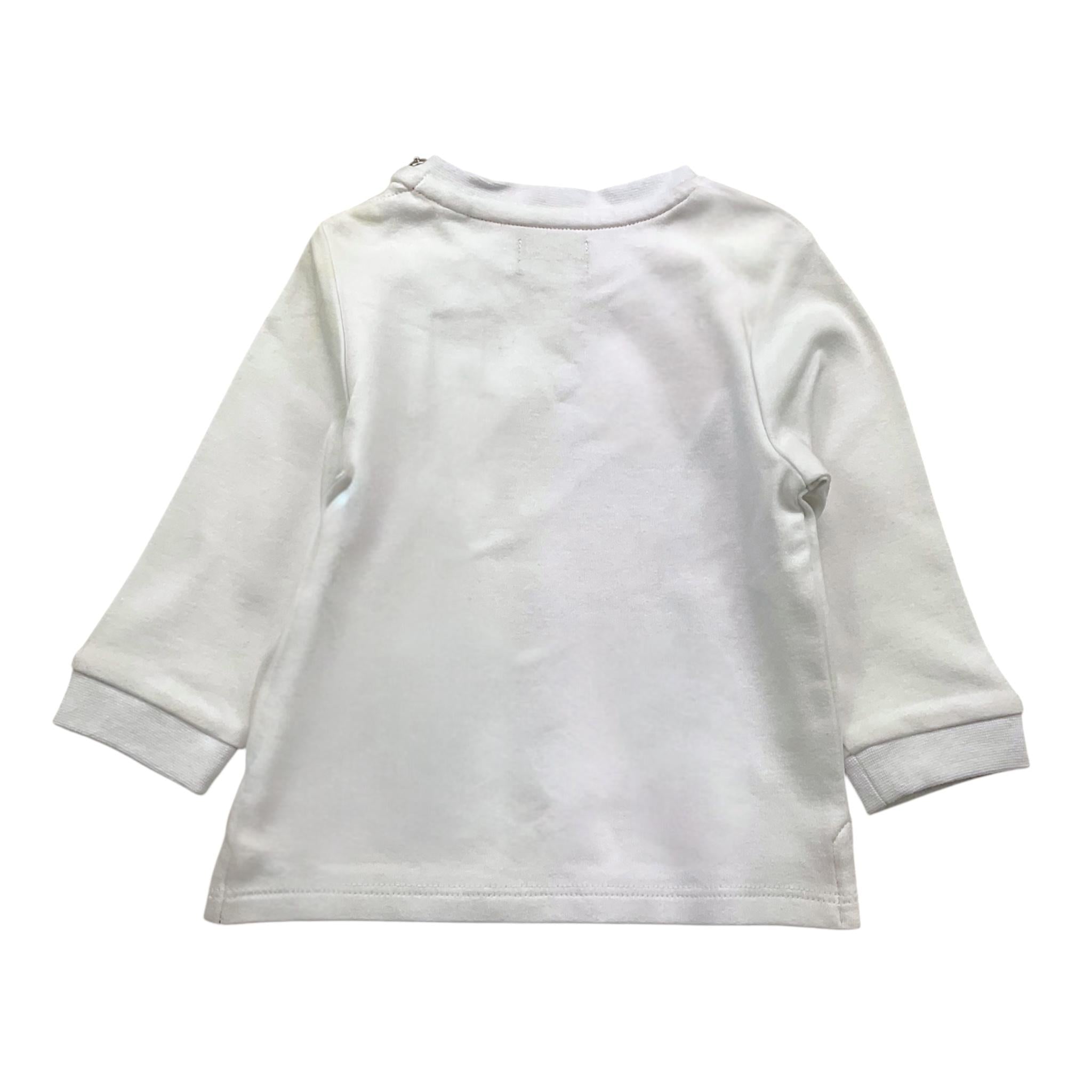 DUCATI shirt girocollo tinta unita con stampa Bianco per Neonato G5611 BIANCO DUCATI 