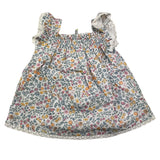 Losan Einfarbiges ärmelloses Kleid mit weißem Musterdruck für Baby Mädchen