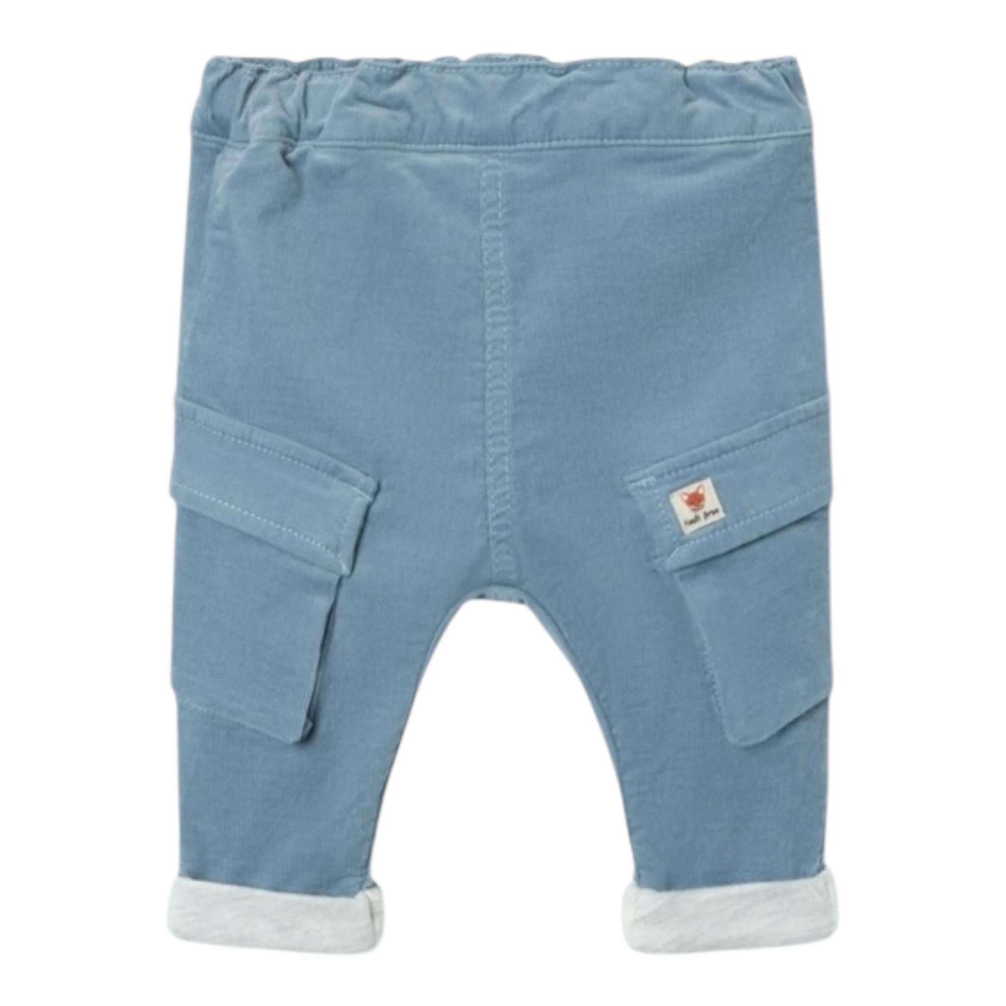 NAME IT pantalone tinta unita con girovita regolabile Azzurro per Neonato 13231333 AZZURRO NAME IT 