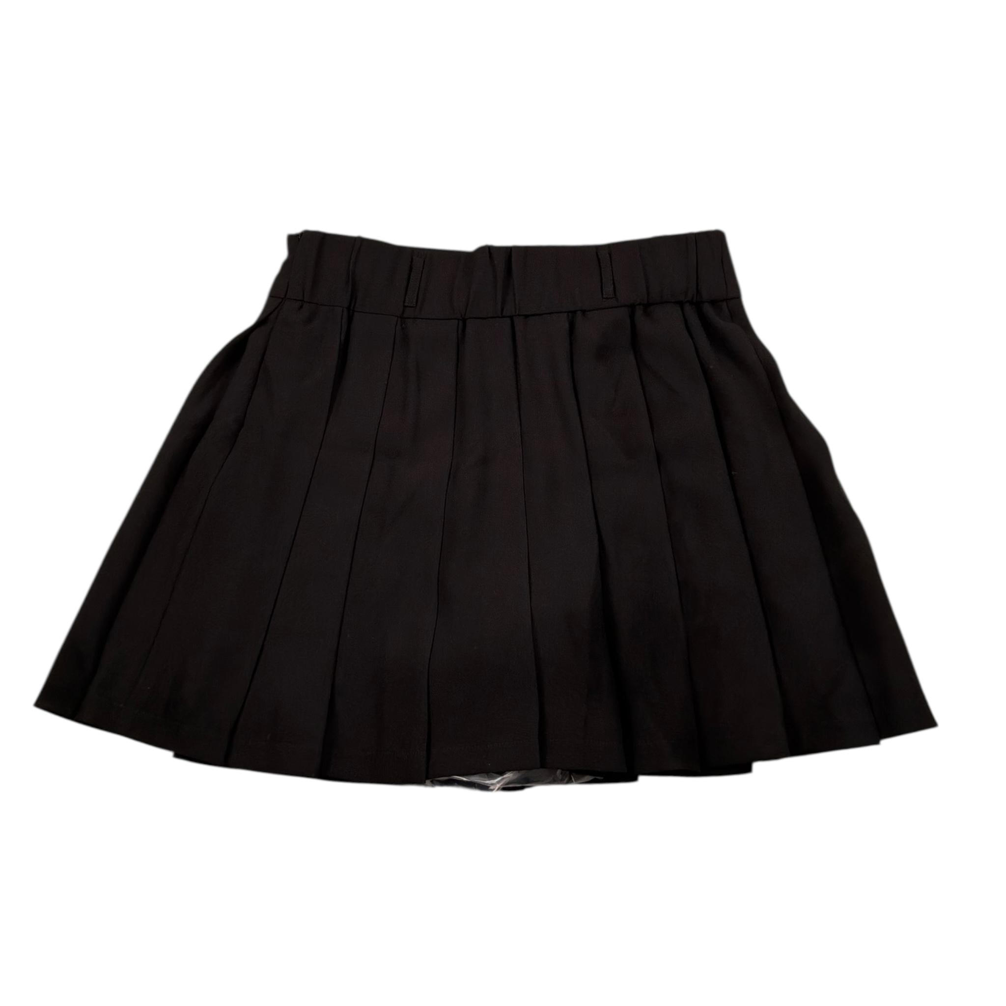 Liu Jo Gonna Tinta Unita con Cintura per Bambina GA5034 NERO LIU JO 