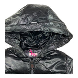 LIU JO giubbin tinta unita cn cappuccio modello lungo Nero per Bambina GF3077 NERO LIU JO 