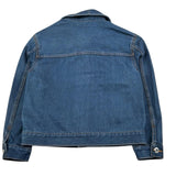 Moschino Camicia Manica Lunga In Denim Tinta Unita per Bambino HUS05L BLU MOSCHINO 