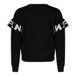 FUN & FUN maglia girocollo tinta unita con rouches alle maniche  Nero per Bambina FNBSW15582 NERO FUN & FUN 