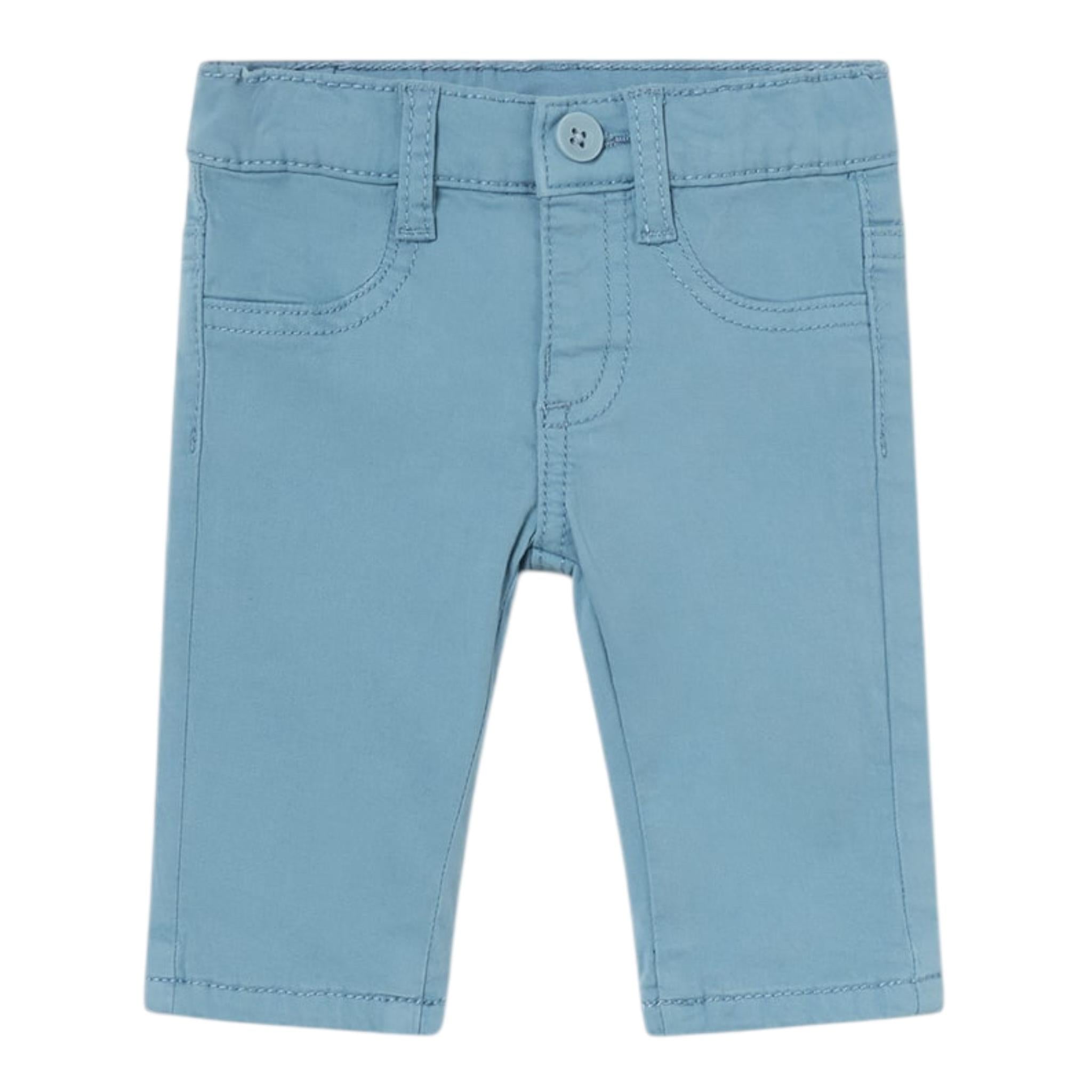 MAYORAL pantalone tinta unita con girovita regolabile Azzurro per Neonato 2524 AZZURRO MAYORAL 