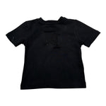 Elisabetta Franchi T-Shirt Girocollo Tinta Unita con Stampa per Neonata EGTS082 NERO ELISABETTA FRANCHI 
