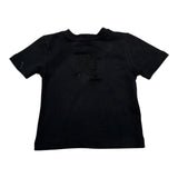 Elisabetta Franchi T-Shirt Girocollo Tinta Unita con Stampa per Neonata EGTS082 NERO ELISABETTA FRANCHI 