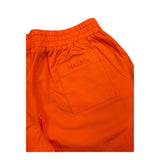 Max&amp;Co. Schlichte Shorts mit Streifenmuster und elastischem Bund Orange für Mädchen
