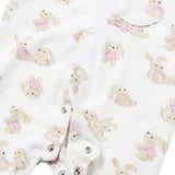 Mayoral Set Tutina Tinta Unita-Cappello con Stampa per Neonata 1721 BIANCO MAYORAL 