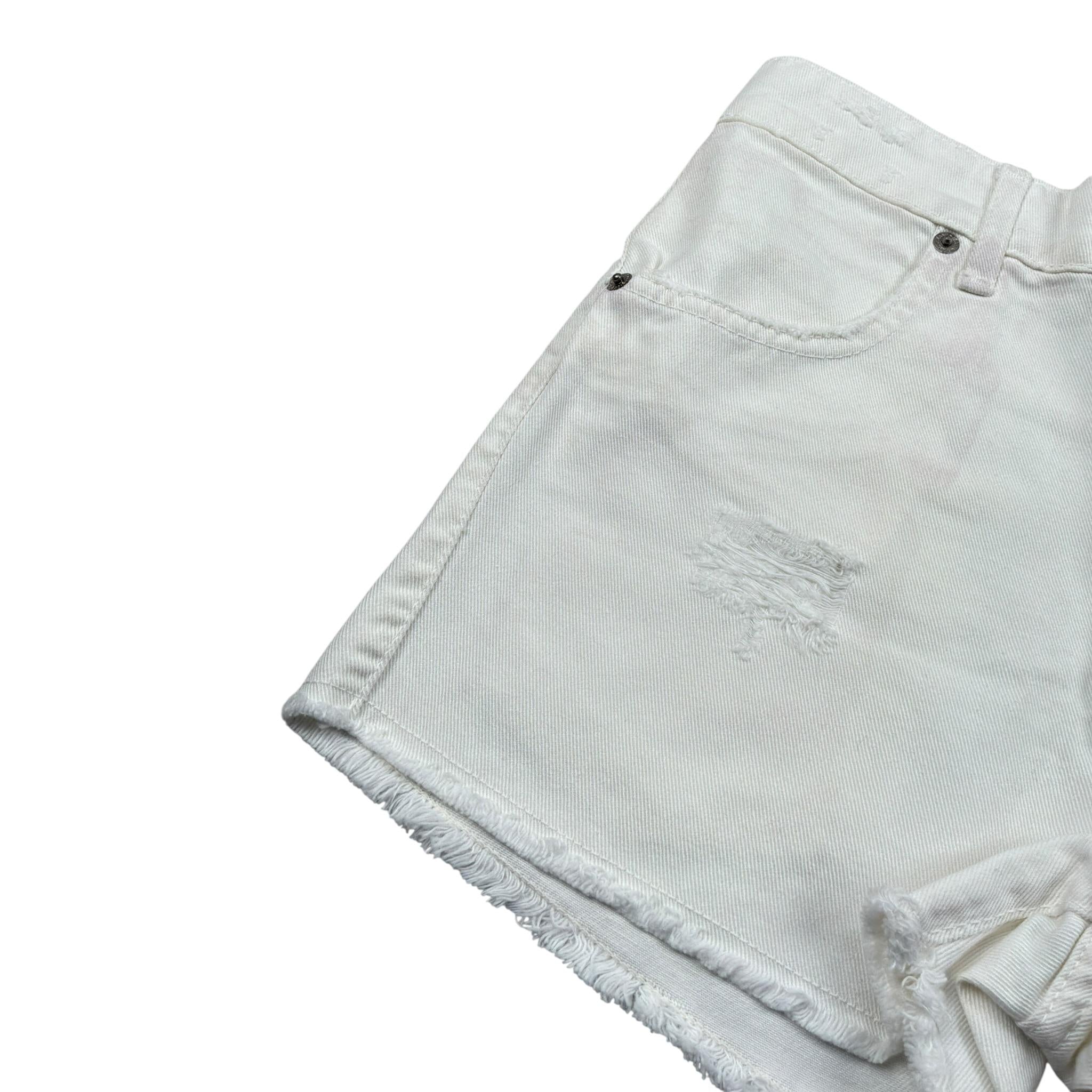 Aniye By Girl Short In Denim tinta unita Bianco per Bambina P11115039 BIANCO ANIYE BY GIRL 