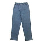 Carre'Ment Beau Jeans Tinta Unita con Elastico In Vita per Bambino Y04159 AZZURRO CARRE'MENT BEAU 