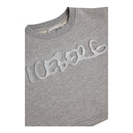 Iceberg Felpa Girocollo Tinta Unita con Logo per Bambina MFICE5154J GRIGIO ICEBERG 