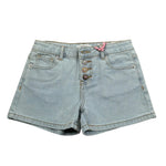 Vicolo Short In Denim Tinta Unita con Girovita Regolabile per Bambina 3146SD00241 AZZURRO VICOLO 