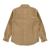 REFRIGUE camicia manica lunga tinta unita in velluto Beige per Bambino RW341 BEIGE REFRIGUE 