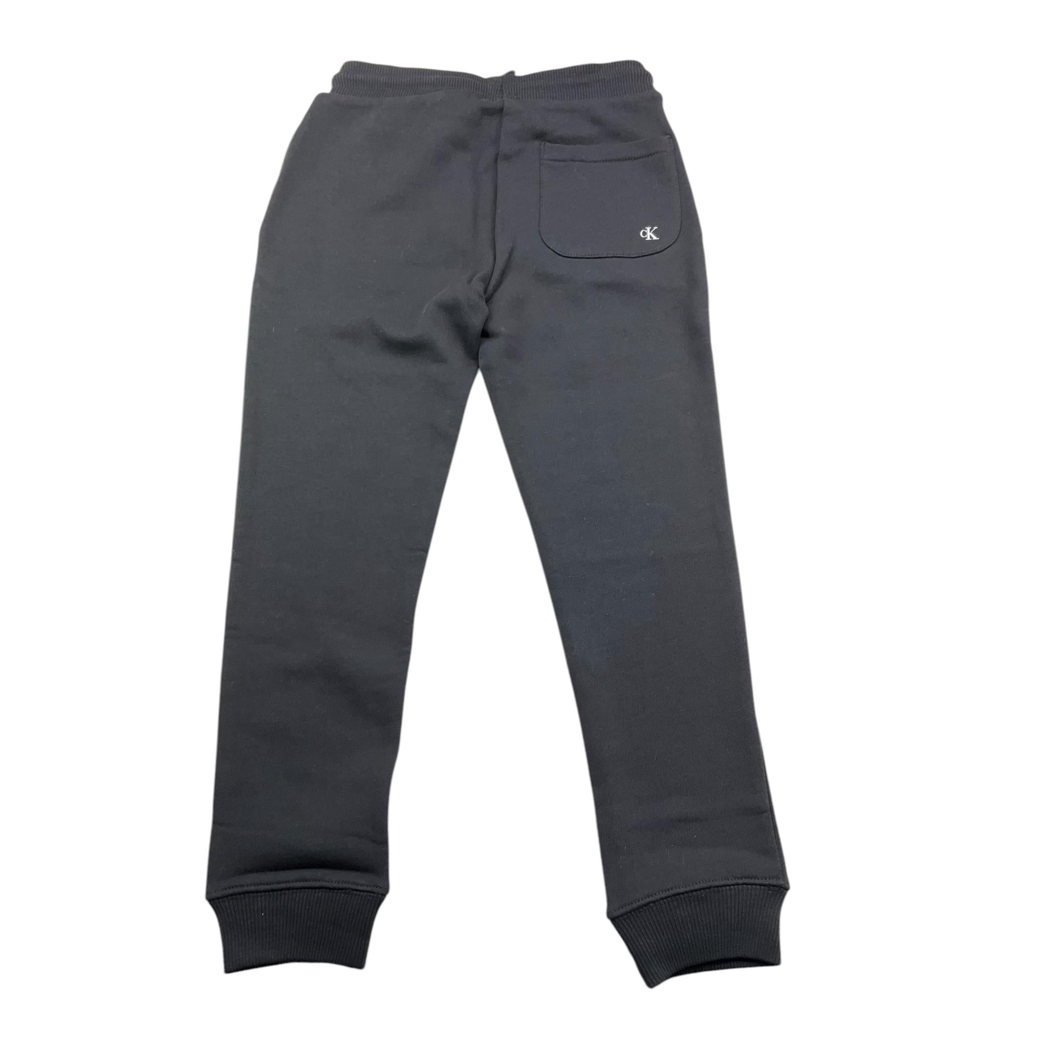 CALVIN KLEIN pantalone modello tuta tinta unita con elastico in vita Nero per Bambino U00681J NERO CALVIN KLEIN 