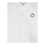 TRUSSARDI camicia tinta unita con logo Bianco per Bambino TIA24068CA BIANCO TRUSSARDI 
